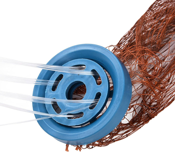 Wurfnetz Zum Fischen, Tragbares Fischernetz, Nylon Mesh Fischnetz zum Fangen von Angelnetz Angelzube