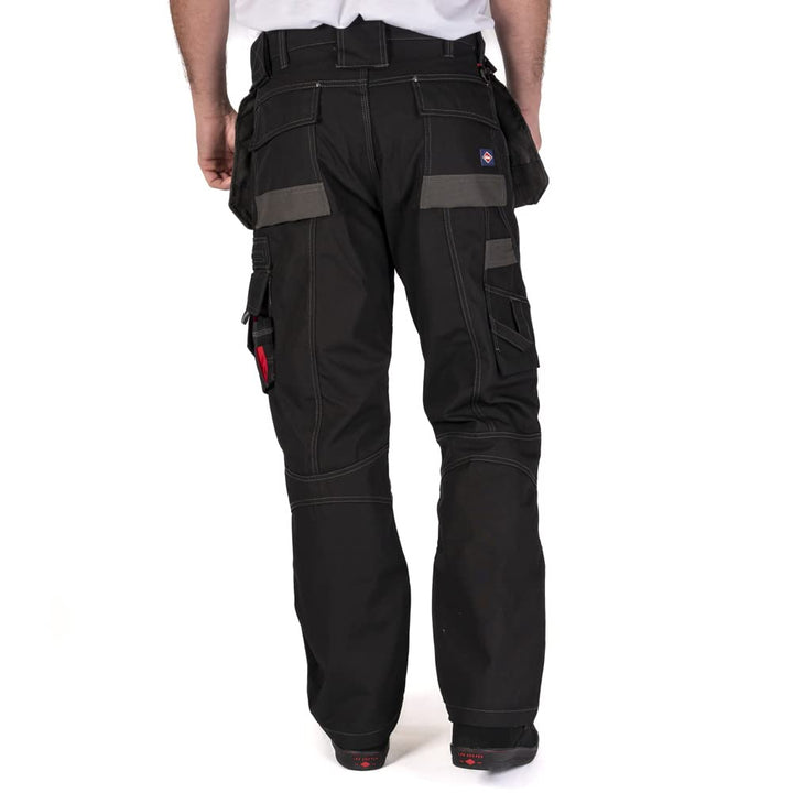 Lee Cooper LCPNT224 Cargo-Hose mit Holstertasche - Arbeitshose 32W / 33L Blau, 32W / 33L Blau