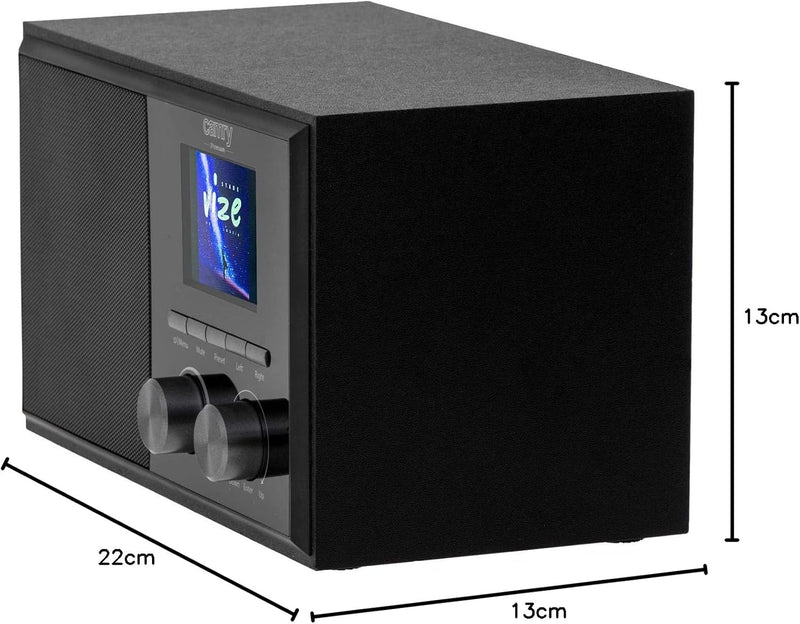 CAMRY CR 1180 DAB Internetradio Digitalradio Über 20.000 Sender Weltweit Wi-Fi Verbindung AUX Wetter