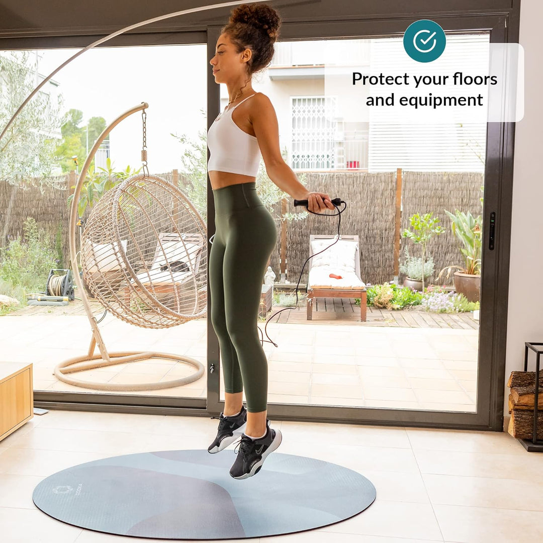 Springseil Matte | Jump Rope Mat als Unterlage für das Springseil | Springseilmatte zum Schutz vor V