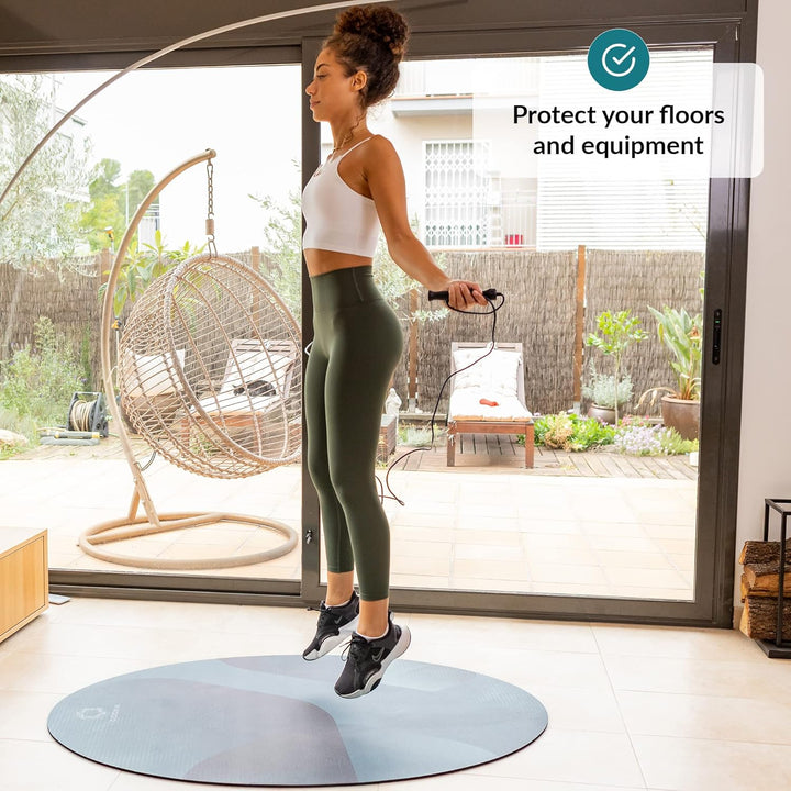 Springseil Matte | Jump Rope Mat als Unterlage für das Springseil | Springseilmatte zum Schutz vor V