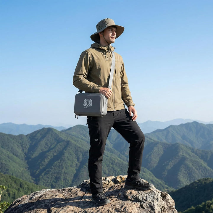Tasche Kompatibel mit DJI Neo 2, PU Tragetasche Case mit Schultergurt, Leichte Schutztasche Aufbewah