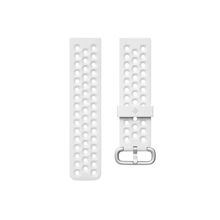 Sport-Zubehörarmband für Fitbit Versa 2 L Frostweiss, L Frostweiss