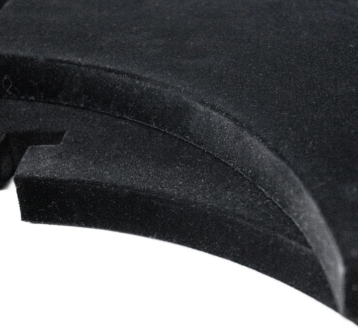 Karella Surround Quadro, 4-teilig Eva, Dartboard Catchring, Auffangring für alle Dartscheiben, schwa