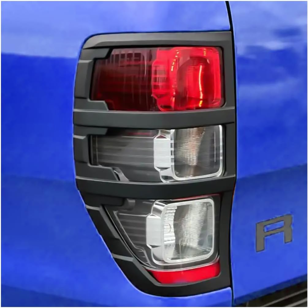 JHCHAN Scheinwerfer Rücklichtabdeckung für Ford Ranger 2012-2022 T6 T7 T8 Raptor Limited Tremor XL X