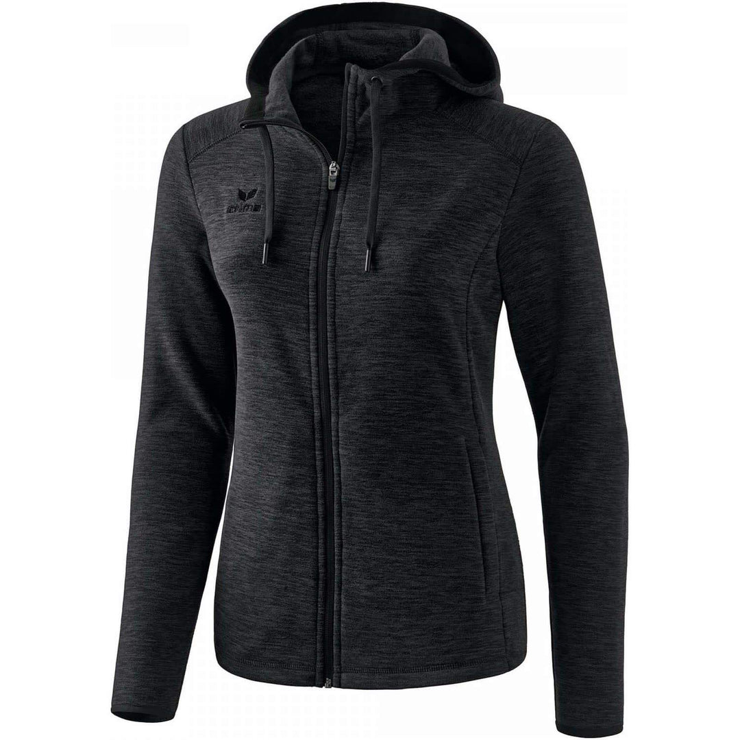 Erima Damen Basic Stepp-/Strickjacke mit Kapuze 38, 38