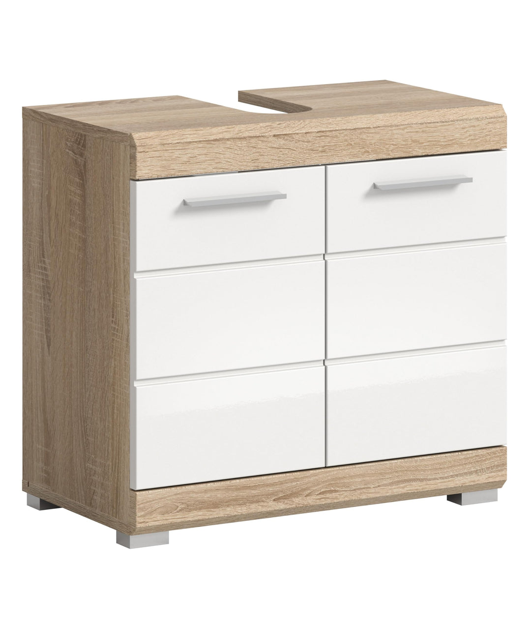 xonox.home Badezimmer Lambada X06F1705 Waschbeckenunterschrank Unterschrank Schrank in Front weiss H