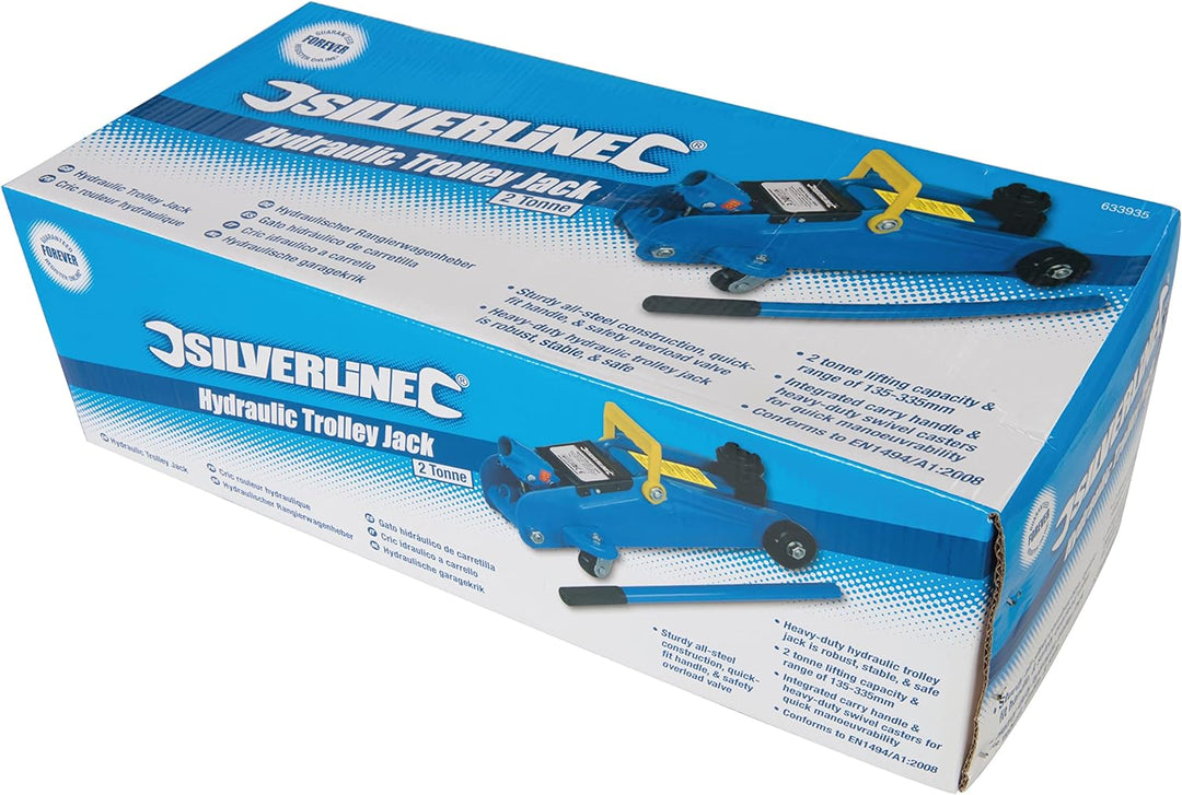 Silverline 633935 Hydraulischer Rangierwagenheber 2 t