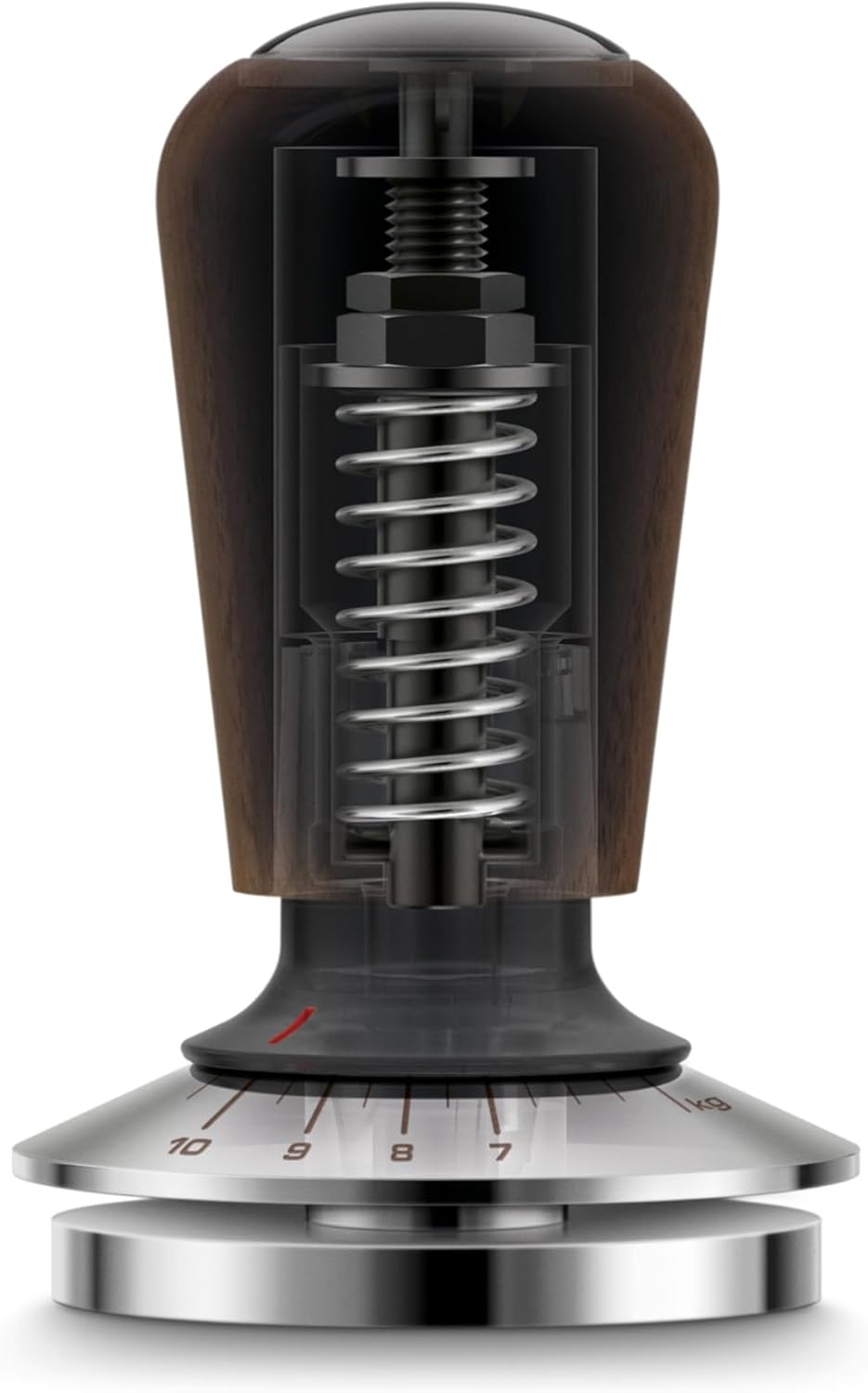 Sage - The Force Gauge Tamper 58mm - Selbstnivellierender Espresso-Tamper, Konsistente Druckkraft, K