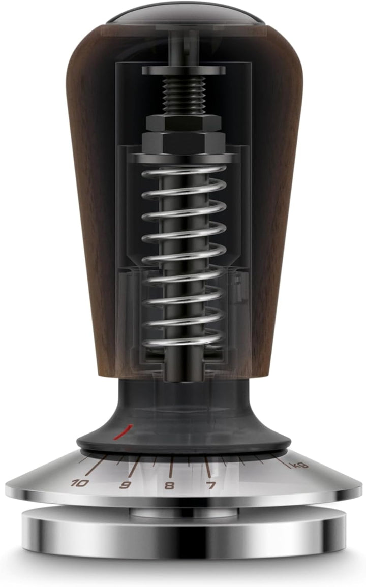 Sage - The Force Gauge Tamper 58mm - Selbstnivellierender Espresso-Tamper, Konsistente Druckkraft, K