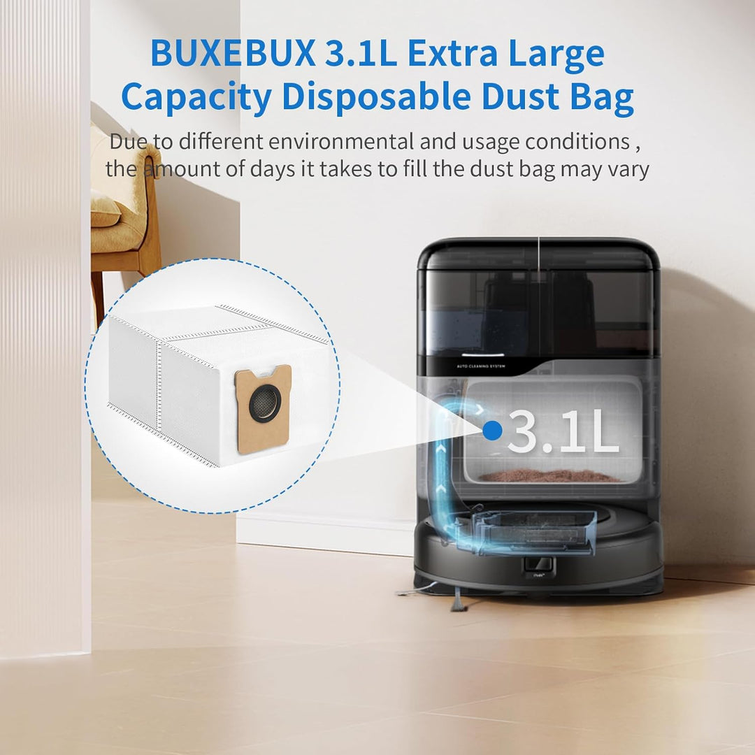 14 Stück Staubbeutel für Eufy C20 Omni/ C10 Roboter-Staubsauger, grosse Kapazität, Einweg-Staubsauge