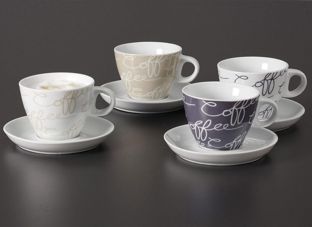 Ritzenhoff &amp; Breker Espresso-Set Cornello, 4-teilig, Grau, 80ml Grau Espresso, Grau Espresso