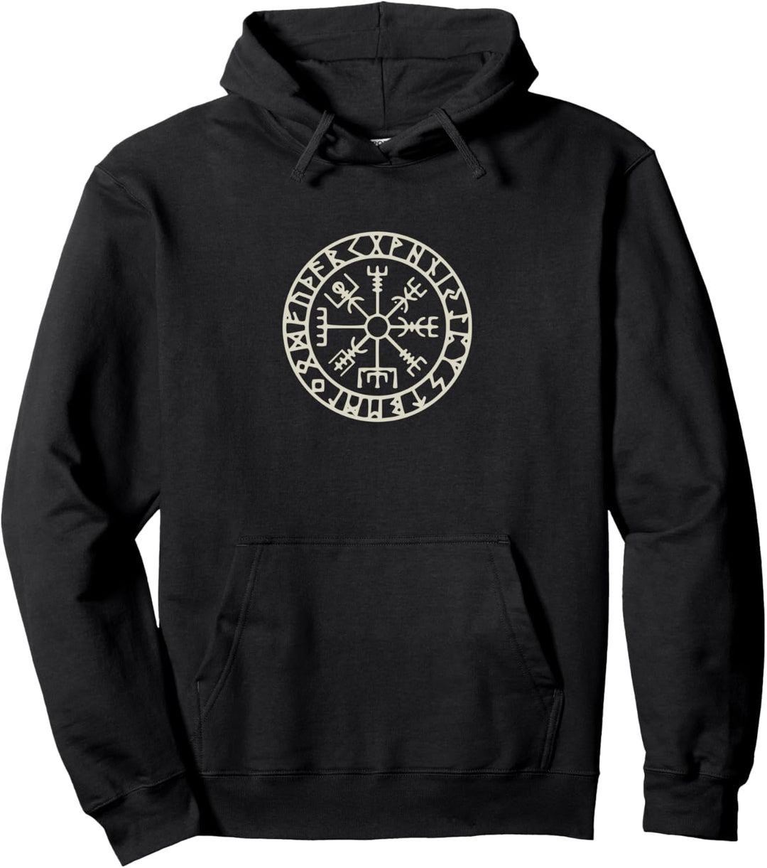 Wikinger Runenkompass Pullover Hoodie