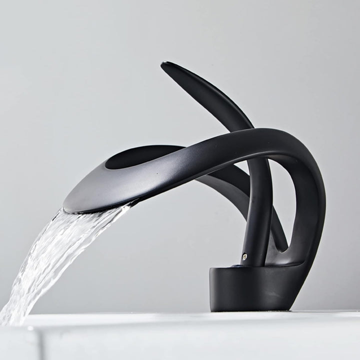 waschtischarmatur wasserfall Schwarz,wasserhahn bad wasserfall,Wasserhahn Bad Aus Erstklassigem Mess