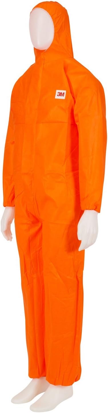 3M 4515 Schutzanzug, Typ 5/6, Grösse S, Orange (Packung mit 2) S (Packung mit 2) Orange, S (Packung