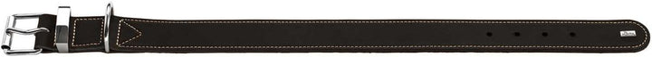 HUNTER AALBORG SPECIAL Hundehalsband, Leder, strapazierfähig, komfortabel, 60 (M-L), schwarz schwarz