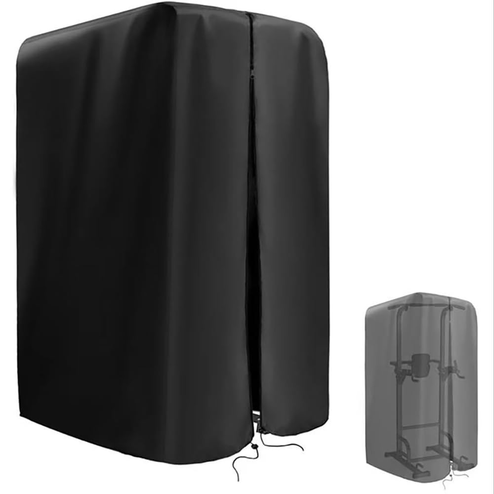 NEWFUN Squat Rack Cover, Klimmzugstangenabdeckung, Mit Reissverschluss, Krafttrainingsschutzhülle,Ge