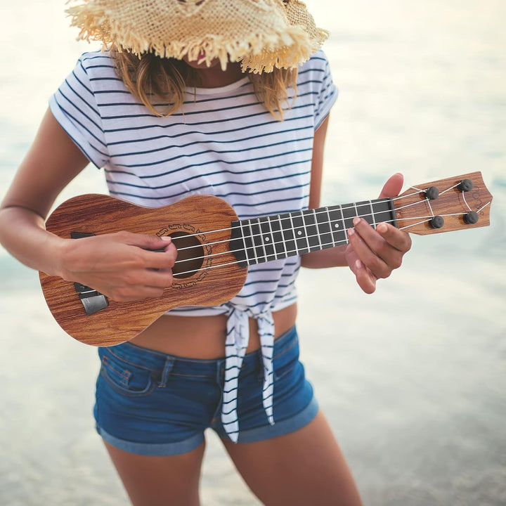 Vier Saiten Ukulele Akustische Gitarre Mini Plastik Gitarre Akustische Ukulele Gitarre Mini Ukulele
