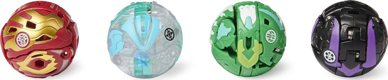 BAKUGAN Baku-Gear Pack mit 4 Armored Alliance (2 Ultra und 2 Basic Balls) und 1 Set Baku-Gear inkl.