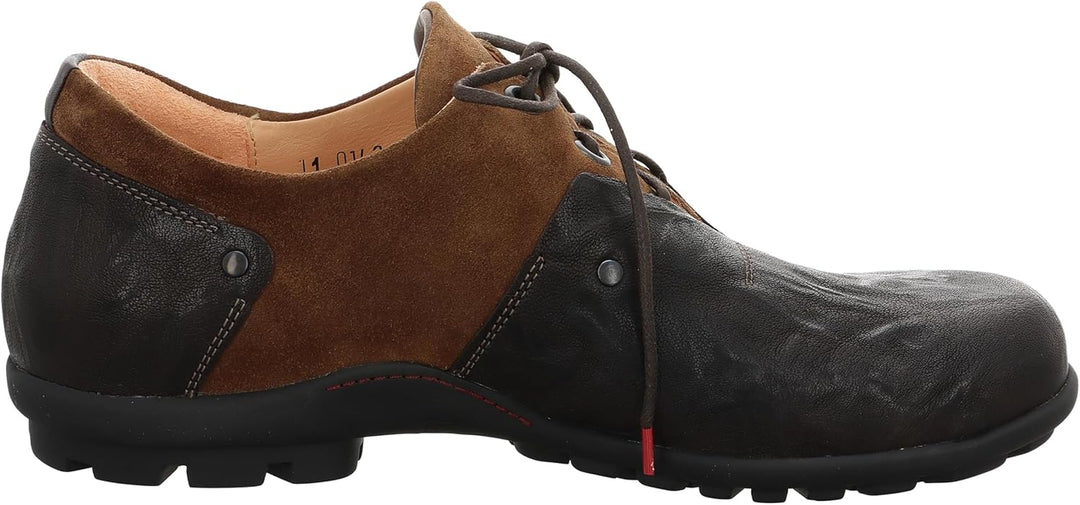 Think! Herren Kong Nachhaltige, Leder Gefütterte Schnürhalbschuhe 40 EU 3010 Espresso Kombi, 40 EU 3