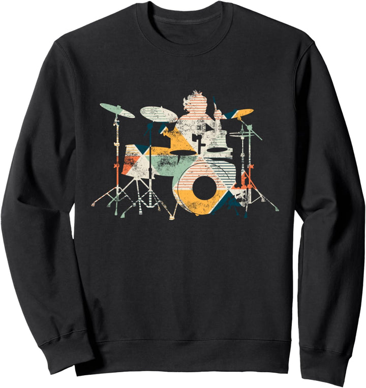 Schlagzeuger Drummer Musik Schlagzeug Sweatshirt
