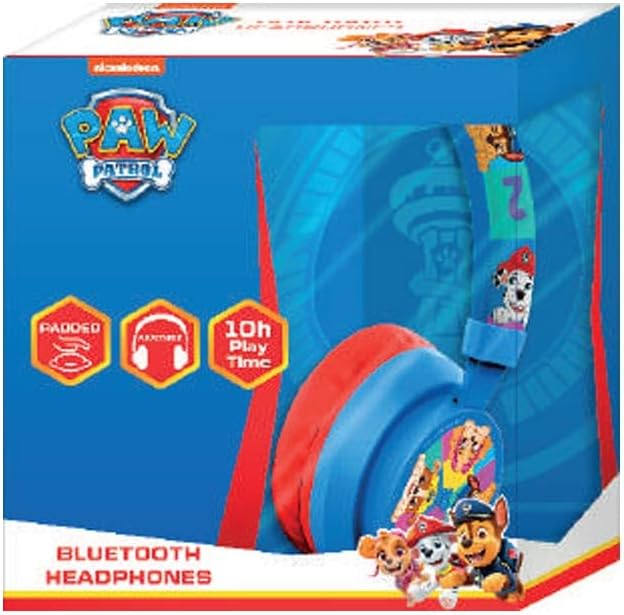 Kids Euroswan Kinder-Kopfhörer Wireless, Paw Patrol