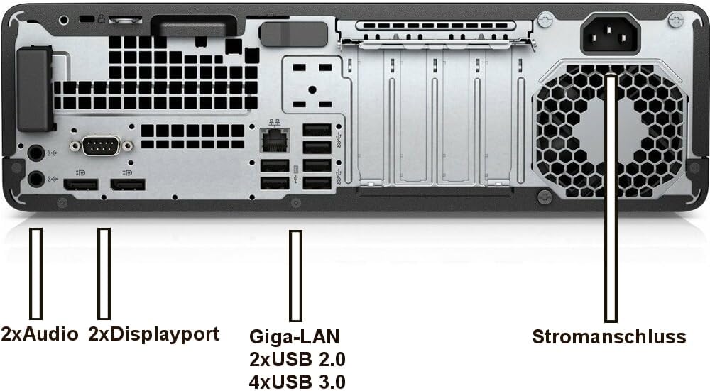 HP i5 EliteDesk Silent Mini-PC Business Office Multimedia Computer mit 3 Jahren Garantie! - Intel Co