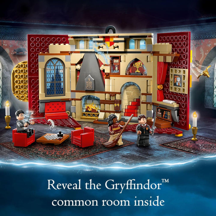 LEGO Harry Potter Gryffindor Haus Banner Set 76409, Hogwarts Castle Gemeinschaftszimmer Spielzeug od