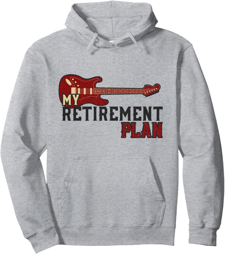 Lustige Gitarre Meine Altersvorsorge Vintage-Musik-Geschenk Pullover Hoodie