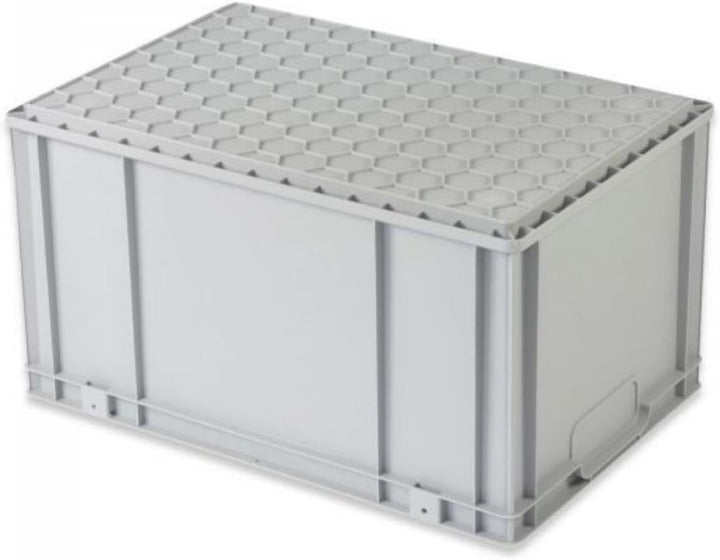 Mega Deal | 10x Proregal Eurobox NextGen Insight | Seite offen | HxBxT 32x40x60 cm | Grau HxBxT 32x4