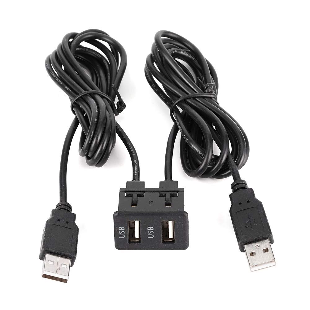 1,5 M Verlängerungskabel für Automontage, KIMISS Auto-USB-Verlängerungskabel, Armaturenbrett-Kabelad