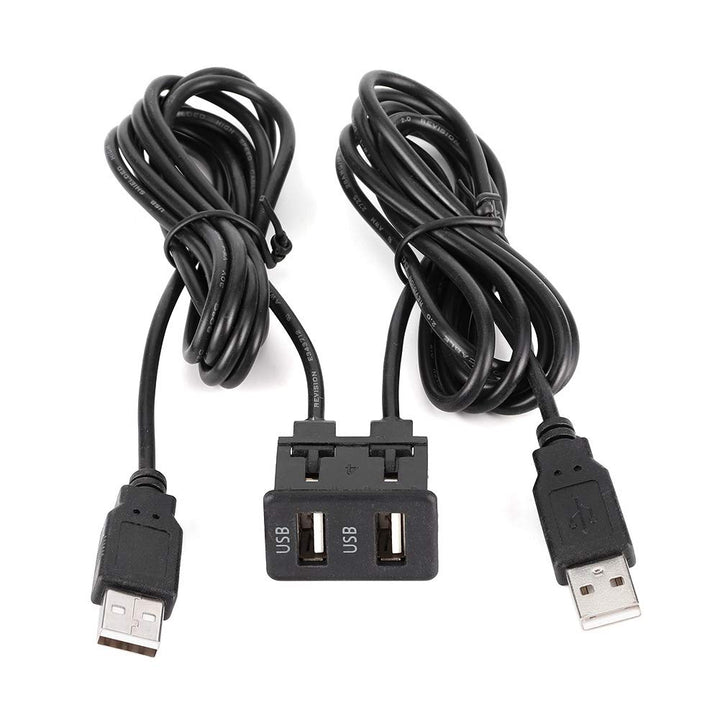 1,5 M Verlängerungskabel für Automontage, KIMISS Auto-USB-Verlängerungskabel, Armaturenbrett-Kabelad