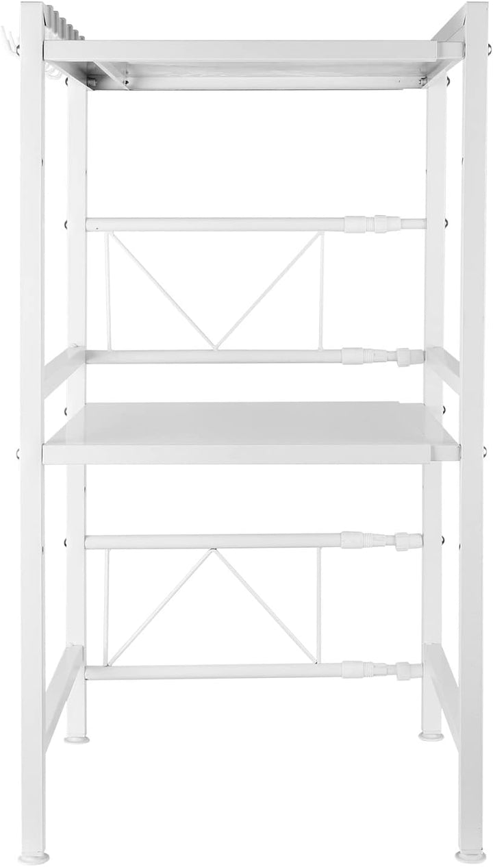 DDMINE Ausziehbares Mikrowellenregal, Halterung für Küchenregal, Mikrowelle, ausziehbar, mit 3 Ebene