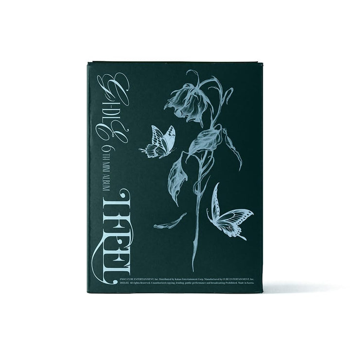 (G) I-DLE - I feel (6th Mini Album) CD+Pre-Order Benefit+Folded Poster (Butterfly ver. / CD Only, No
