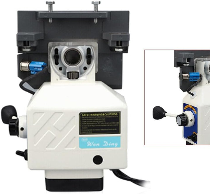 Horizontale Fräsmaschine mit Elektrischem Tischvorschub, Aluminium, AC-220V Einfach zu bedienen, für