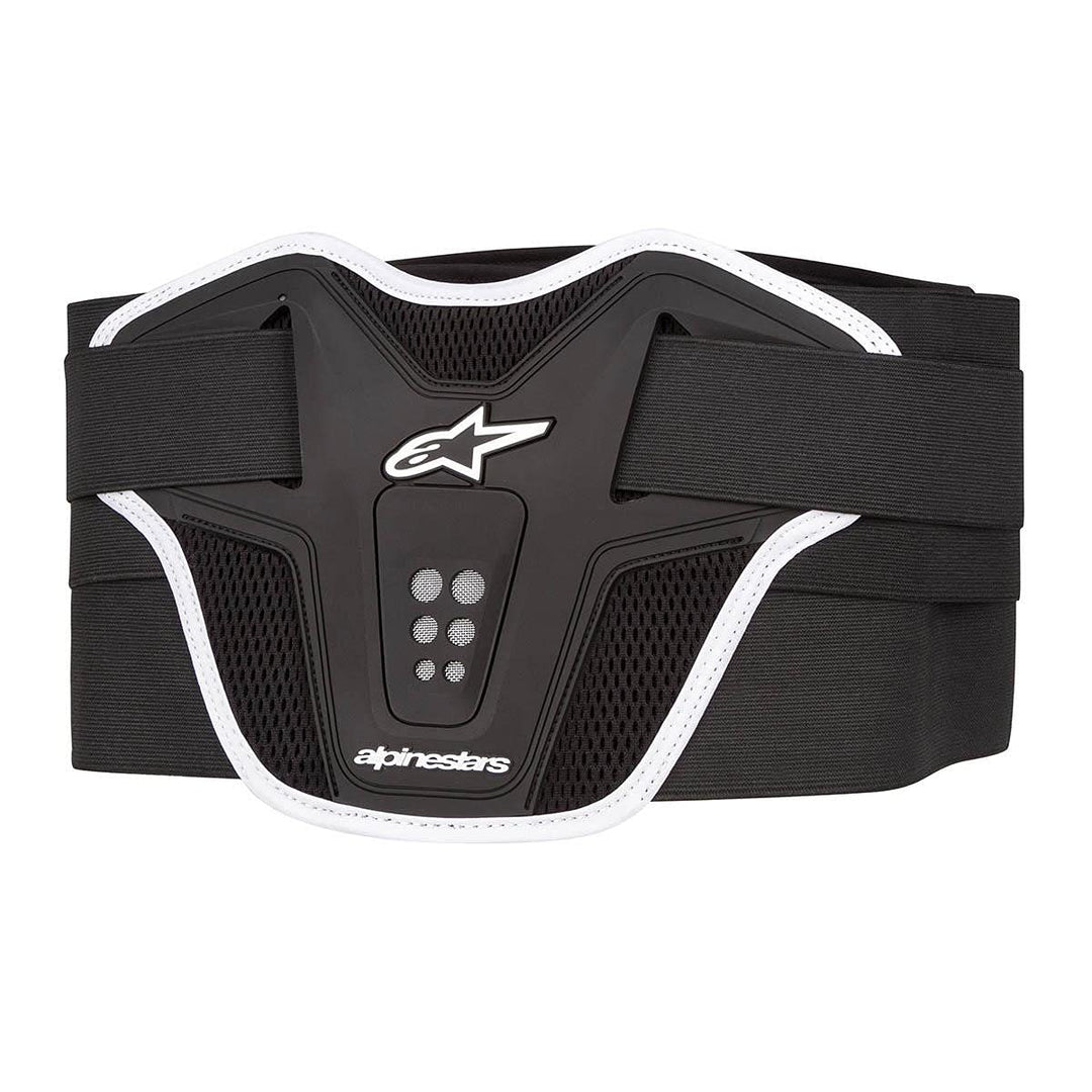 Alpinestars Saturn Herren Nierengürtel Offroad Body Armor, Schwarz/Weiss Einheitsgrösse Black White,