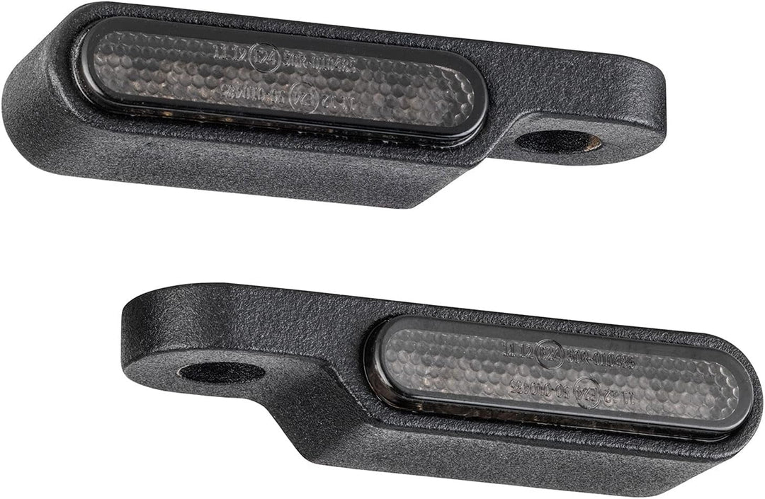 ToXx Motorrad LED Mini Blinker Custom Short für Lenker Armatur Gabel Schwinge e-geprüft universal fü