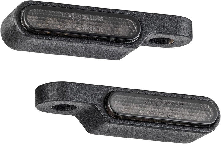 ToXx Motorrad LED Mini Blinker Custom Short für Lenker Armatur Gabel Schwinge e-geprüft universal fü