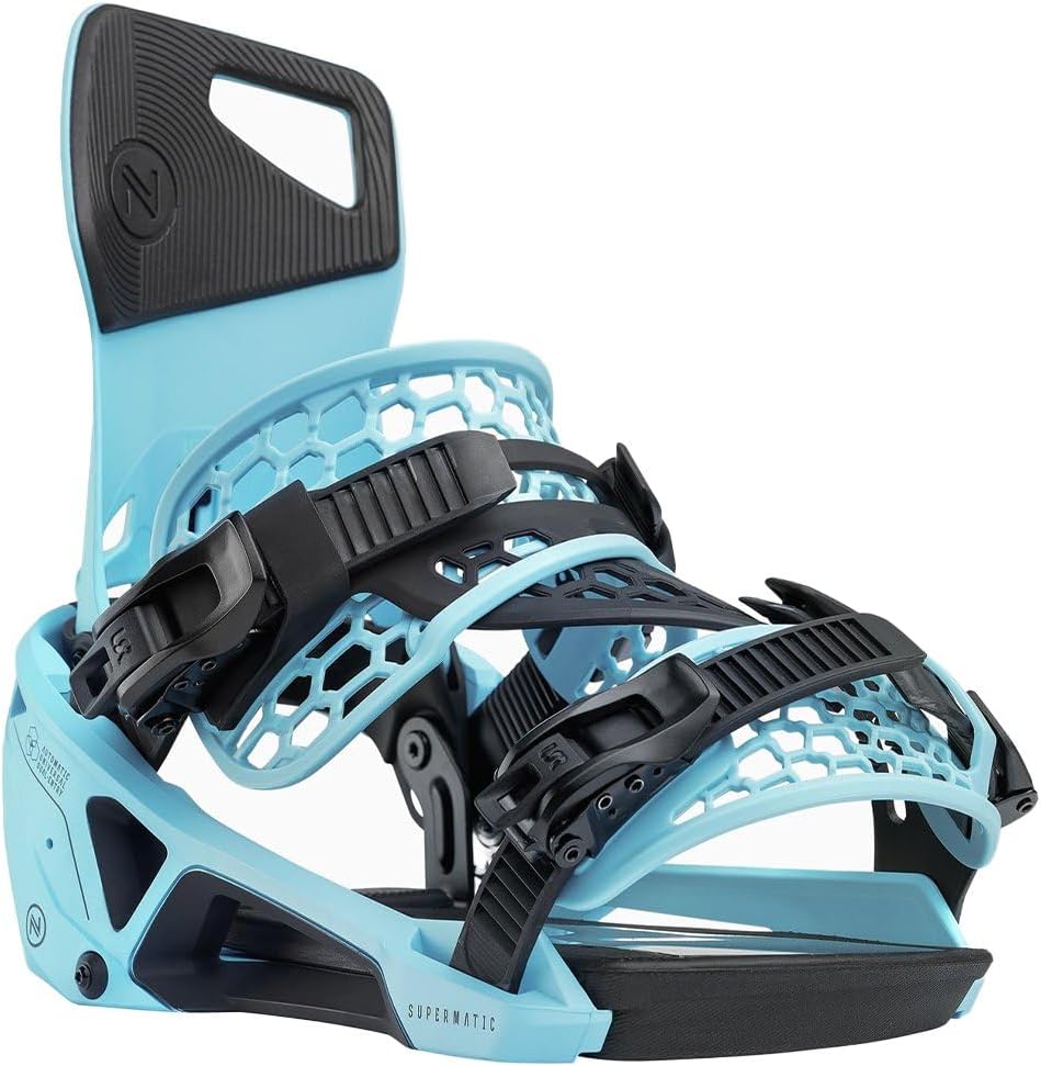 Nidecker OG Supermatic Snowboard Bindungen – Auto Open System mit verstellbarem Highback M (EU 37.5