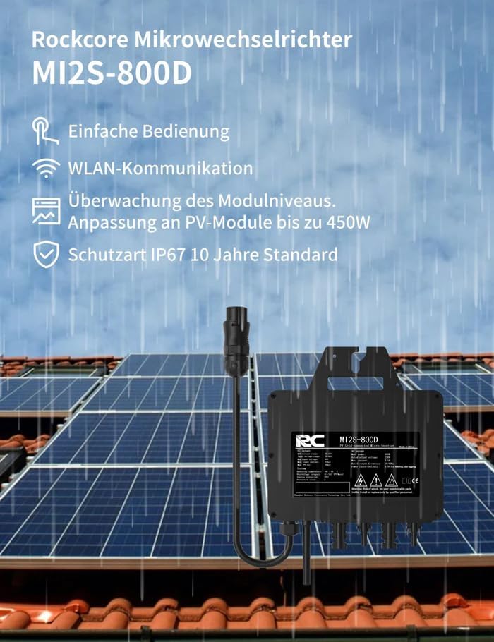 Balkonkraftwerk 800W Flexibles Set | 4x 200W Flexible Solarmodule