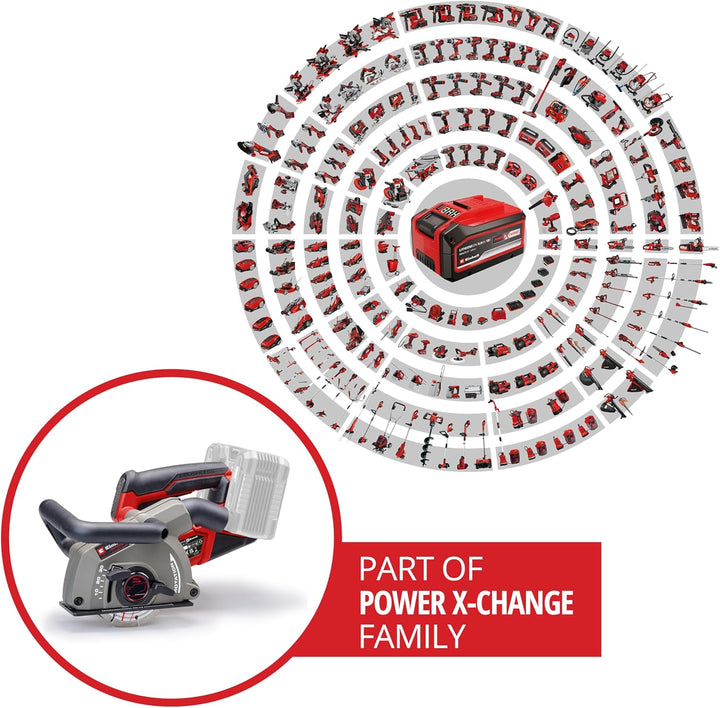 Einhell Professional Akku-Mauernutfräse TP-MA 36/30 Li BL Power X-Change (36 V, Schnittbreite bis 30