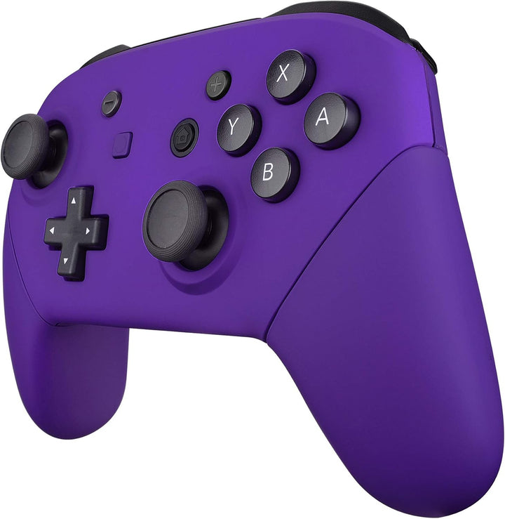 eXtremeRate Griff Hülle Set für Switch Pro Controller, Matt DIY-Ersatz Front Case/Rücken Gehäuse&amp;Han