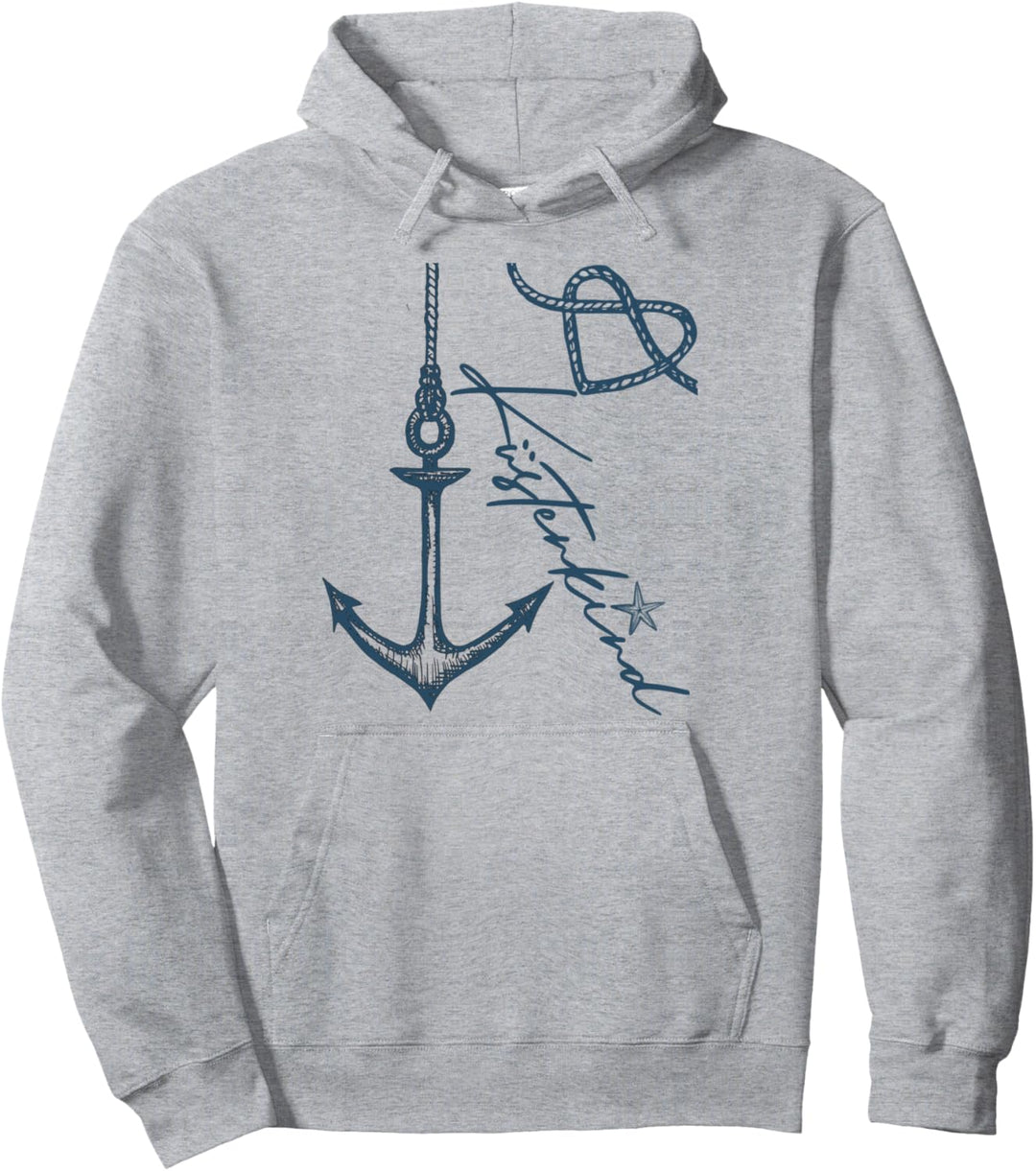 Küstenkind Nordsee Ostsee Meer Liebe Heimatliebe Anker Pullover Hoodie