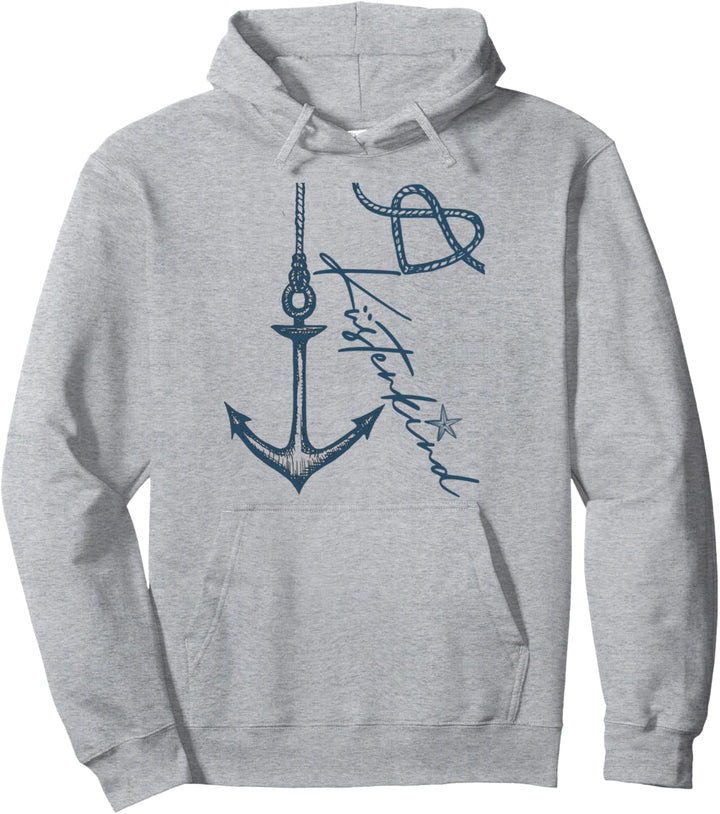 Küstenkind Nordsee Ostsee Meer Liebe Heimatliebe Anker Pullover Hoodie