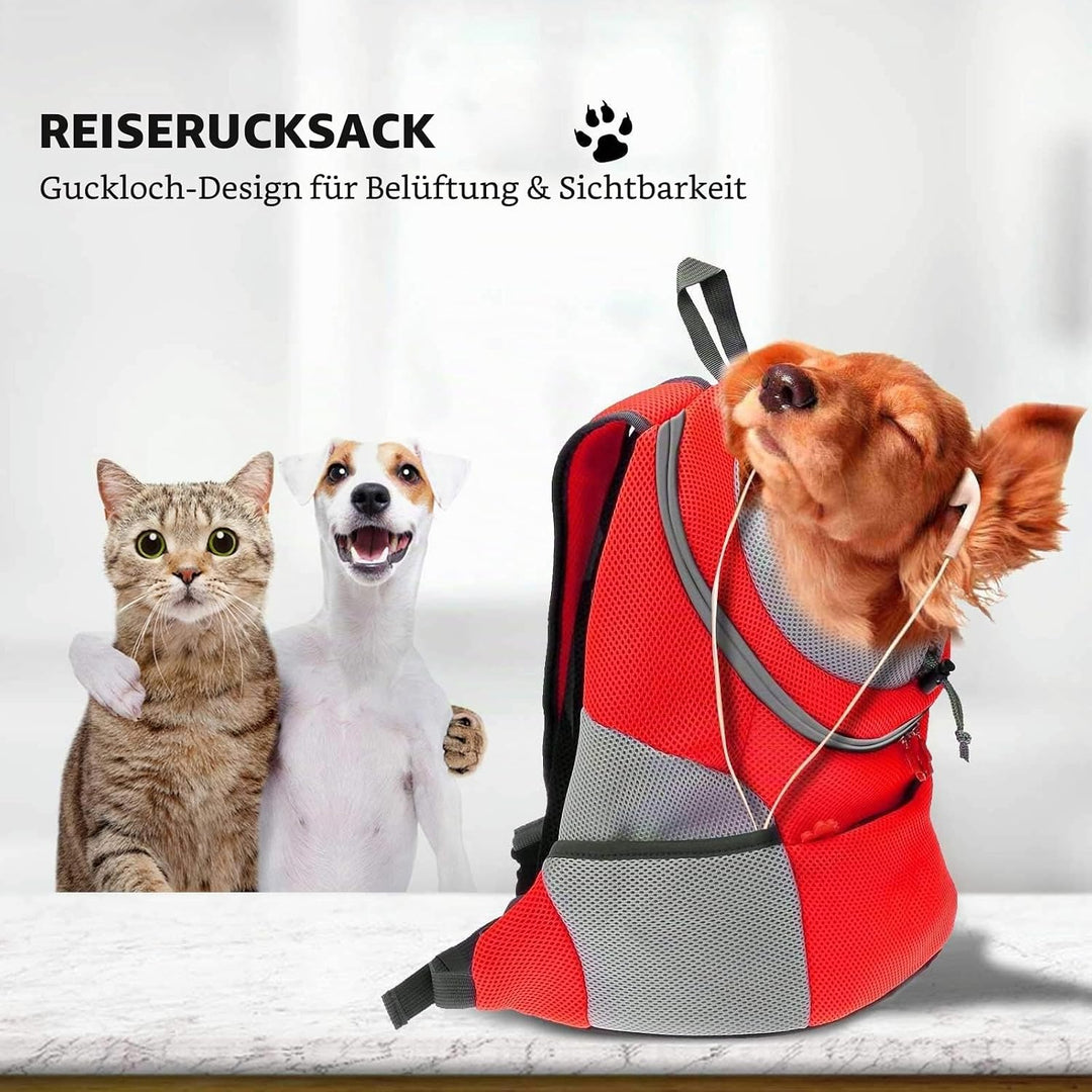 PETCUTE Rucksack für Haustier haustiertragetasche Rucksack Haustier Tasche für Hunde Airline Genehmi