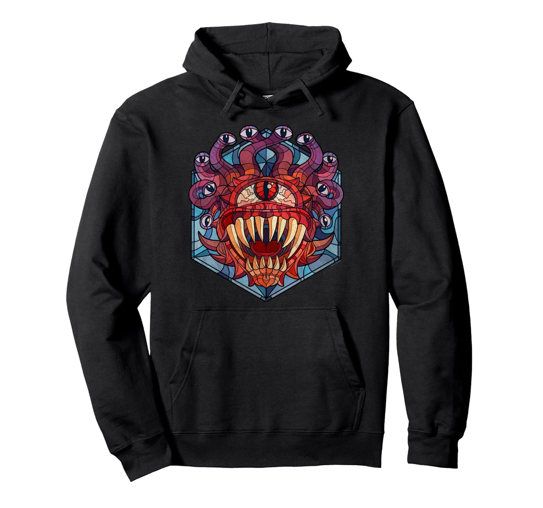 Dungeons & Dragons Beholder Buntglas Pullover Hoodie