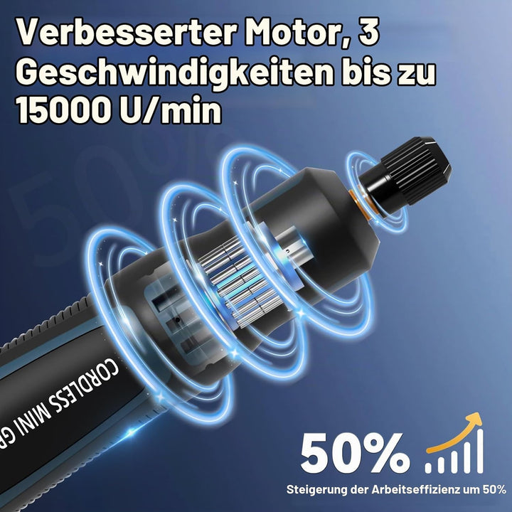 Elektrische Gravierstift, 96pcs Multifunktionaler Gravierwerkzeugsatz, Tragbare Drahtlose Gravurwerk