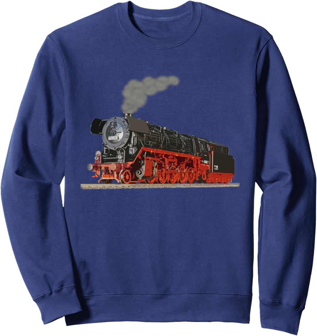 Dampflok Zug I Eisenbahn Lokomotive Sweatshirt