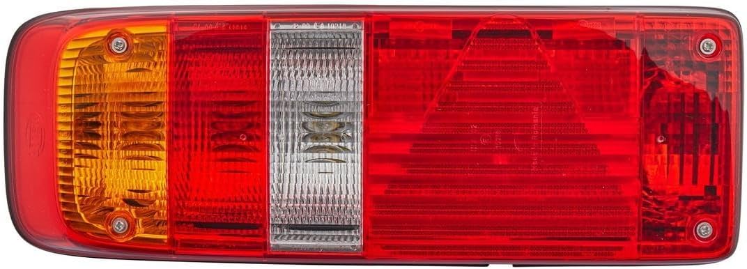 HELLA - Heckleuchte - EasyConn I - Glühlampe - 24V - Anbau/geschraubt - Lichtscheibenfarbe: mehrfarb