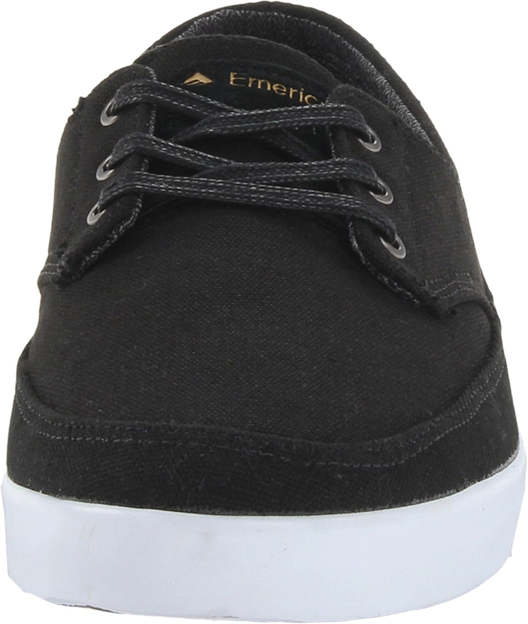 Emerica Herren The Troubadour Low Skateboardschuhe 45.5 EU Black White, 45.5 EU Black White